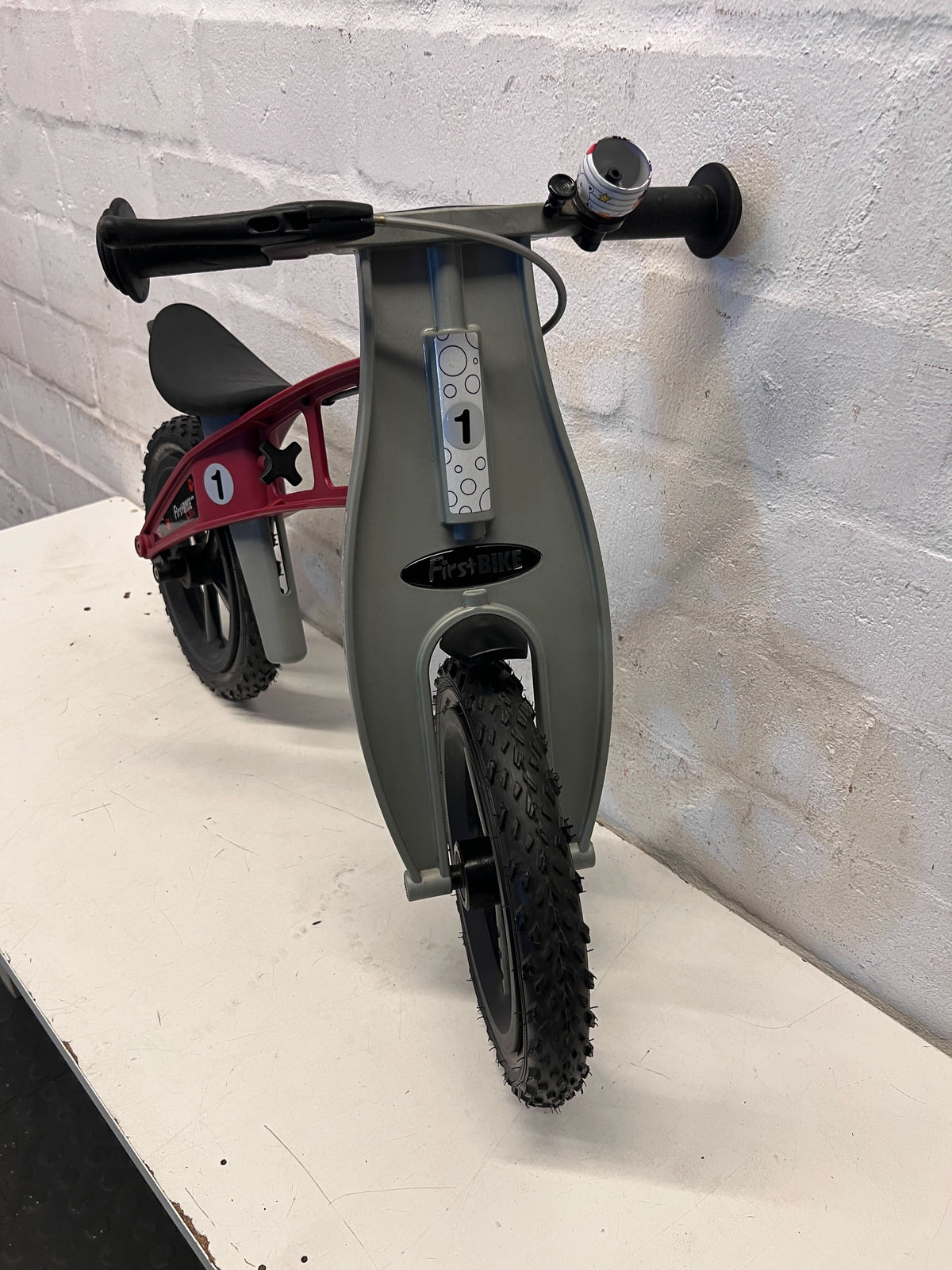 Pre-Loved FirstBIKE Red Balance Bike - Ready for Adventures! - 2ndhandwarehouse.com