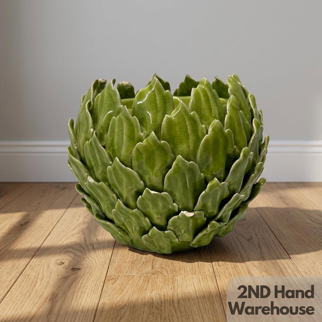 Charming Ceramic Artichoke Decor Bowl