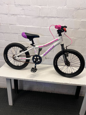 Avalanche Kids' 16-inch Bicycle - Pink & White - 2ndhandwarehouse.com