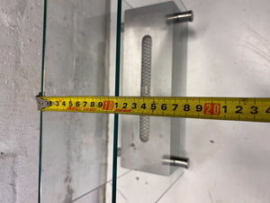 Modern Stainless Steel & Glass Tabletop Bio-Ethanol Burner - 2ndhandwarehouse.com
