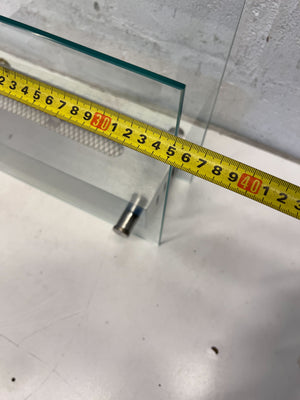 Modern Stainless Steel & Glass Tabletop Bio-Ethanol Burner - 2ndhandwarehouse.com