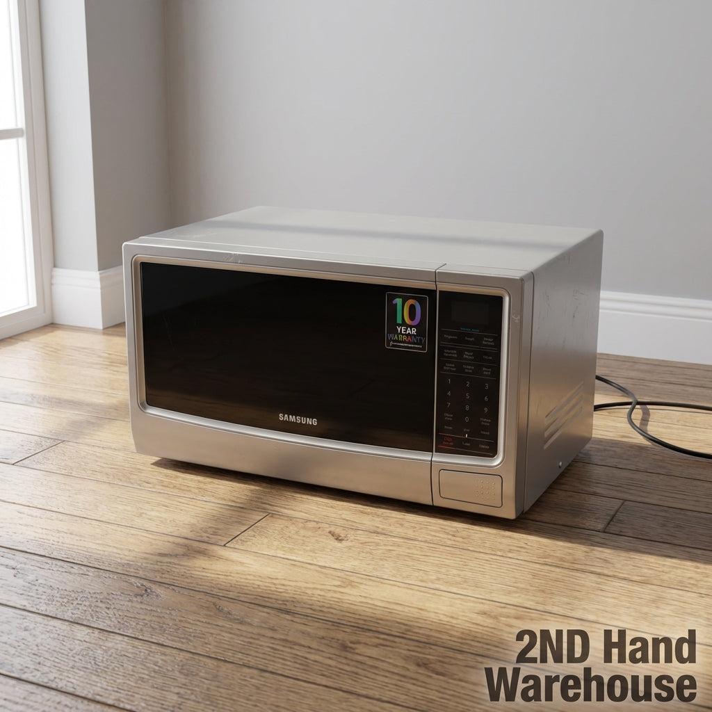 Samsung Silver Digital Microwave Oven - Excellent Condition! - 2ndhandwarehouse.com