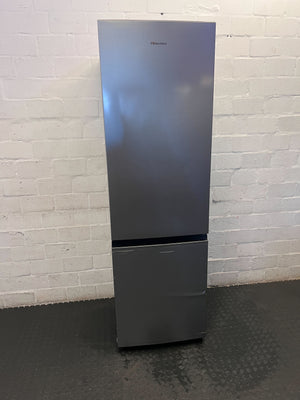 Hisense Silver Fridge Freezer - Modern Bottom Freezer - 2ndhandwarehouse.com