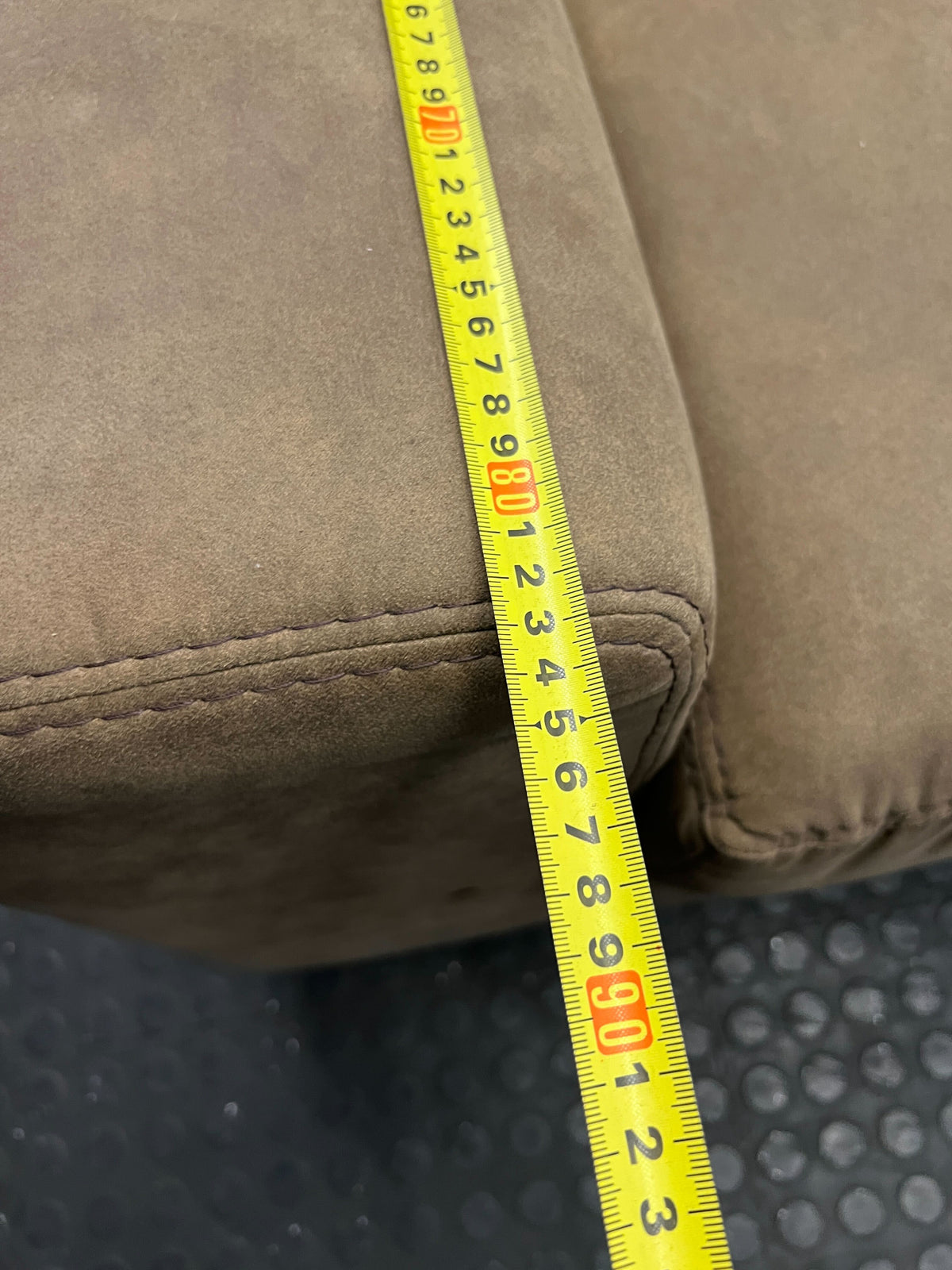 Cozy Brown 2-Seater Sofa - Microfiber Charm - 2ndhandwarehouse.com