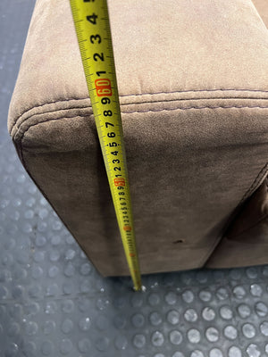 Cozy Brown 2-Seater Sofa - Microfiber Charm - 2ndhandwarehouse.com