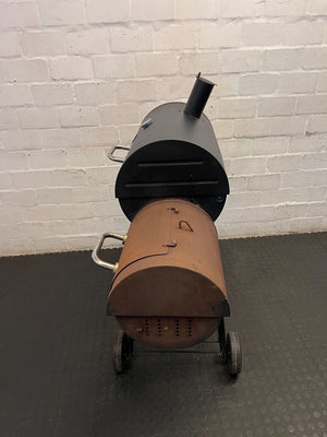 Portable Offset Smoker & Charcoal Grill - 2ndhandwarehouse.com