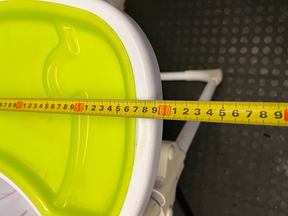 Compact & Foldable Baby High Chair with Green Tray - 2ndhandwarehouse.com