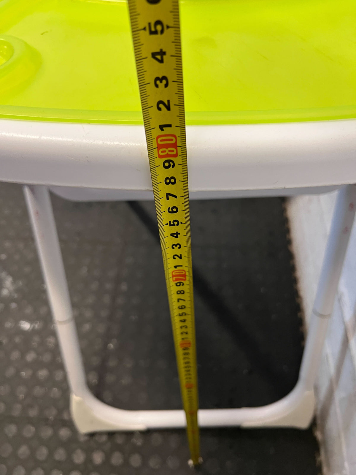 Compact & Foldable Baby High Chair with Green Tray - 2ndhandwarehouse.com