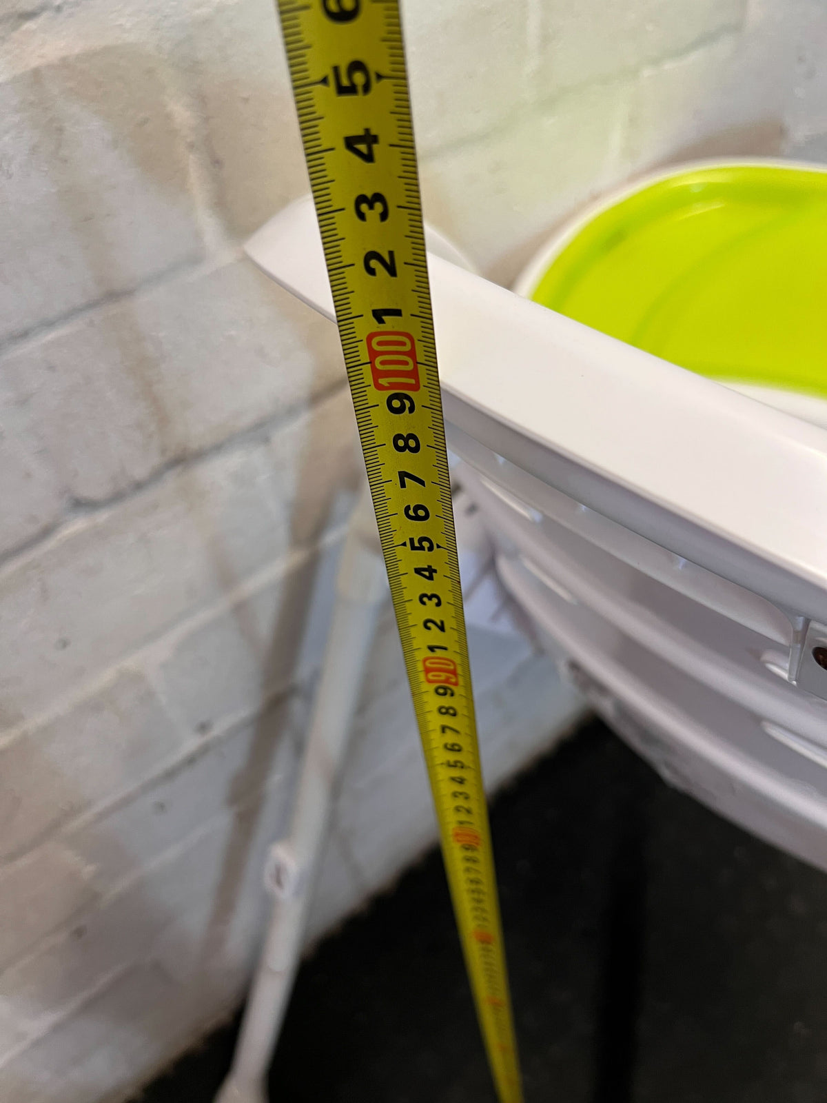 Compact & Foldable Baby High Chair with Green Tray - 2ndhandwarehouse.com