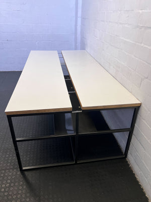 Mobile 3-Drawer Wood Office Pedestal with Lock - 2ndhandwarehouse.com