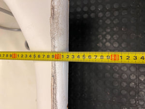 Bath tab  -Vintage Cream Bathtub with Mixer Tap - Classic Bathroom Feature  - Fair used - 2ndhandwarehouse.com