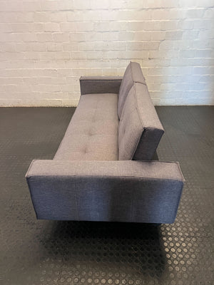 Stylish Grey Mid-Century Modern Sofa - 2ndhandwarehouse.com