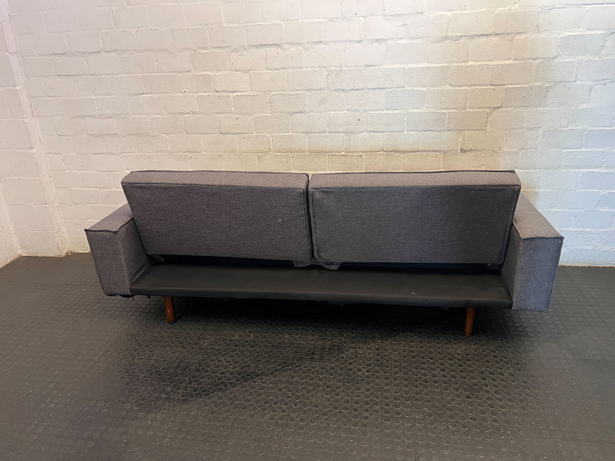 Stylish Grey Mid-Century Modern Sofa - 2ndhandwarehouse.com