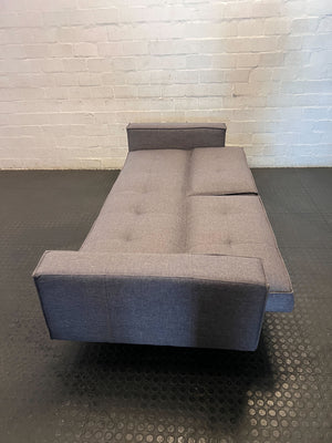 Stylish Grey Mid-Century Modern Sofa - 2ndhandwarehouse.com