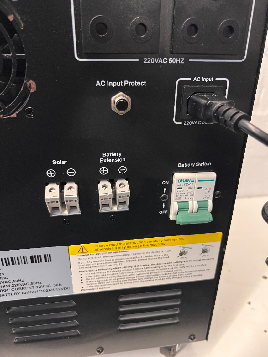 RCT Megapower T-1000s Inverter Unit - Needs Repair / As-Is - 2ndhandwarehouse.com