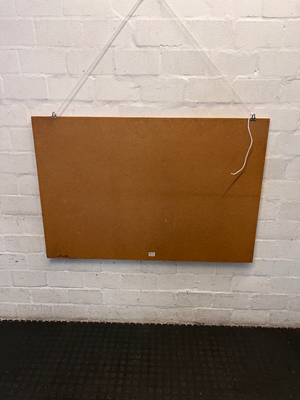 Large Framed Pin Board (120 x 70cm) - Used Fair Condition - 2ndhandwarehouse.com