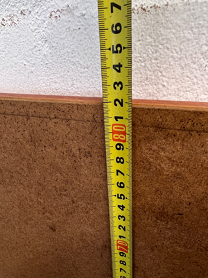 Large Framed Pin Board (120 x 70cm) - Used Fair Condition - 2ndhandwarehouse.com