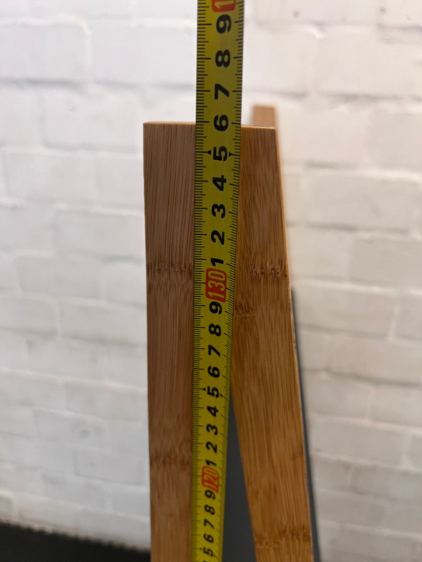 Two-Tone Wooden Ladder Shelf Unit - Fair Condition (Scuffs & Marks) - 2ndhandwarehouse.com