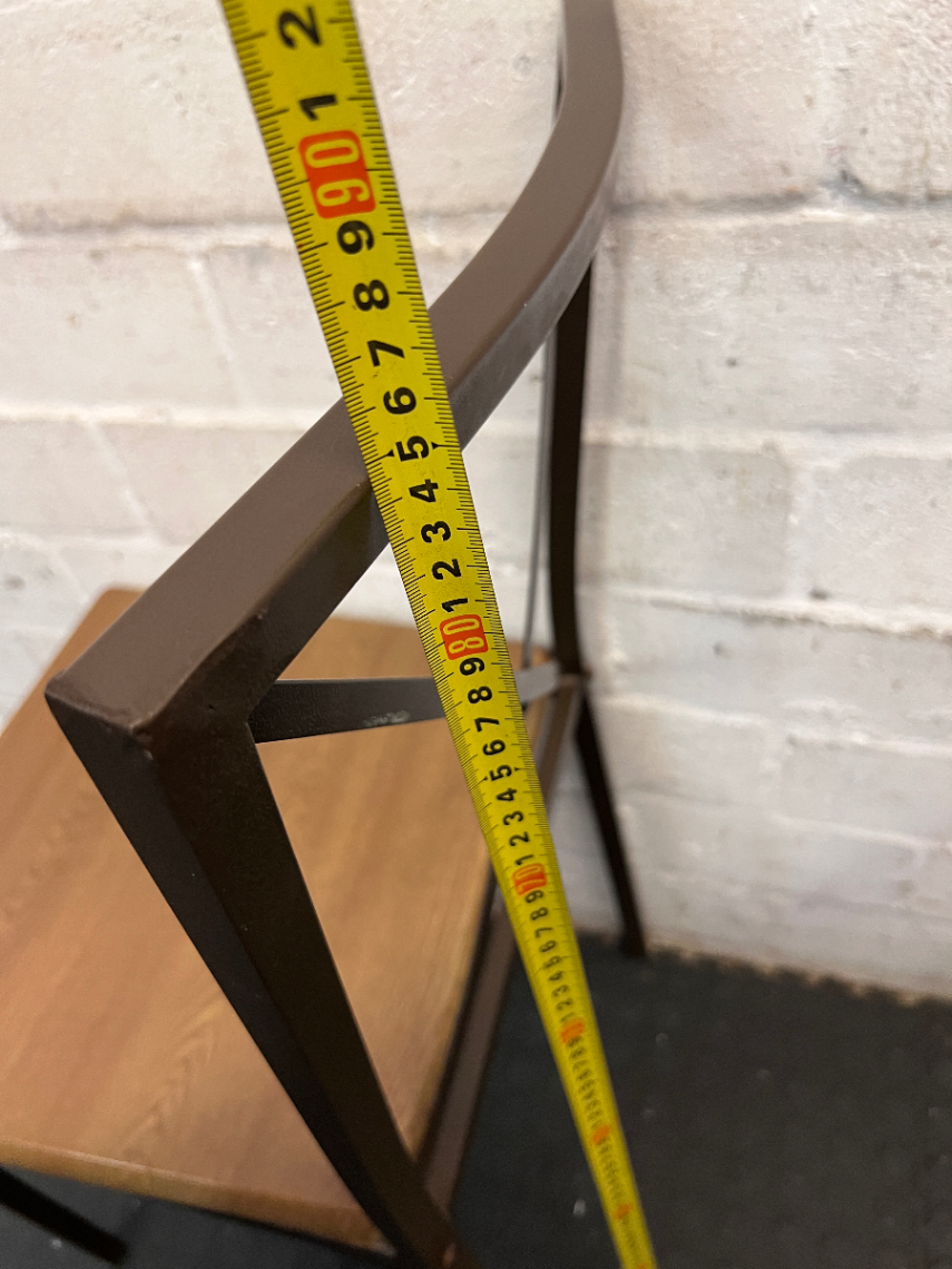 Set of 4 X-Back Metal Dining Chairs - Minor Paint Scuffs - 2ndhandwarehouse.com