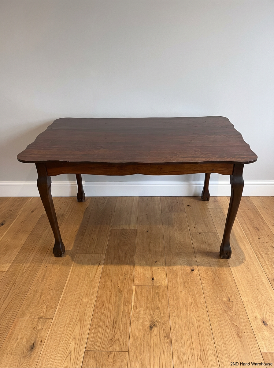 Antique Ball and Claw 6-Seater Dining Table - Minor Scratches - 2ndhandwarehouse.com