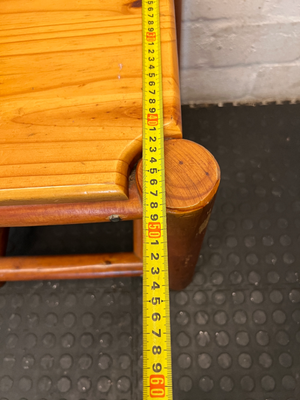 Rustic Wooden Cabin-Style Chair - Good Condition - 2ndhandwarehouse.com