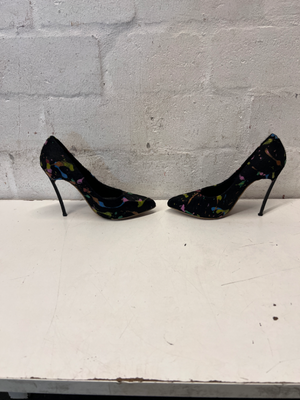Casadei Multi-Coloured Paint Splatter Pumps - Size 38 - 2ndhandwarehouse.com