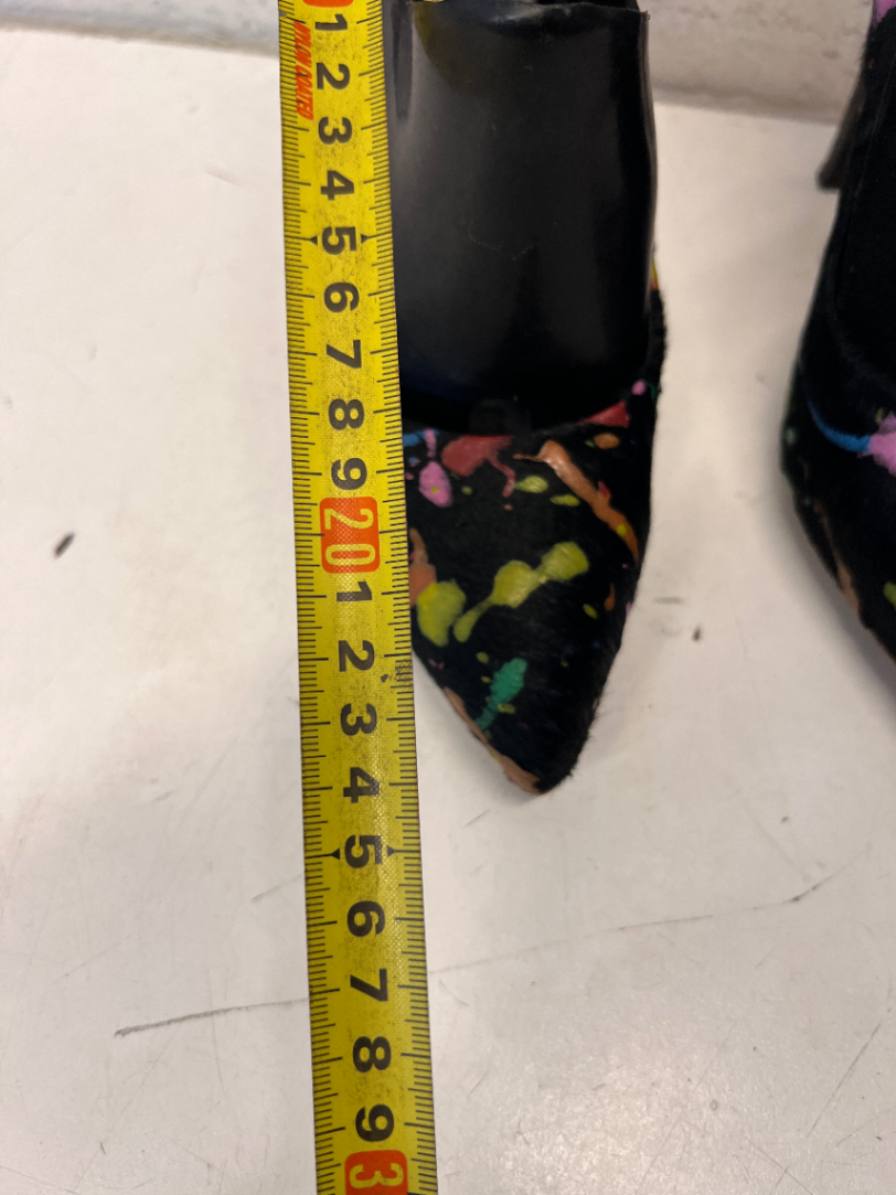 Casadei Multi-Coloured Paint Splatter Pumps - Size 38 - 2ndhandwarehouse.com