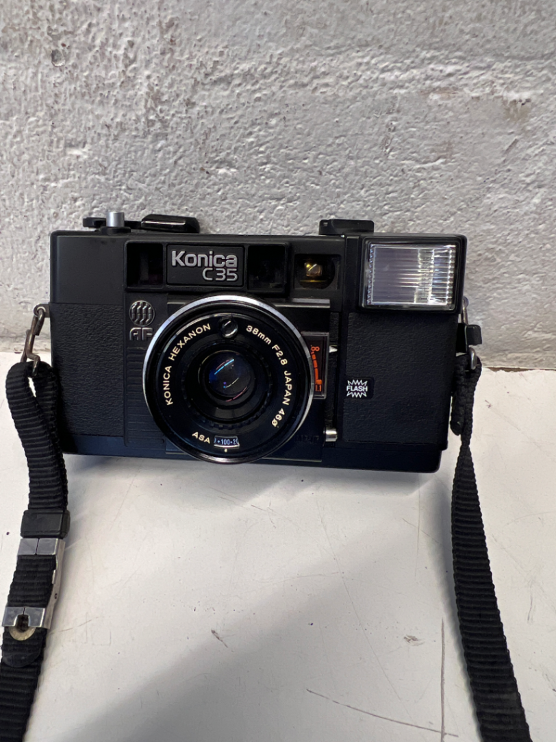 Vintage Konica C35 AF Camera - Minor Mark on Top - 2ndhandwarehouse.com