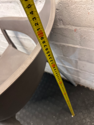 Contour Plastic Armchair - Visible Rust on Legs - 2ndhandwarehouse.com