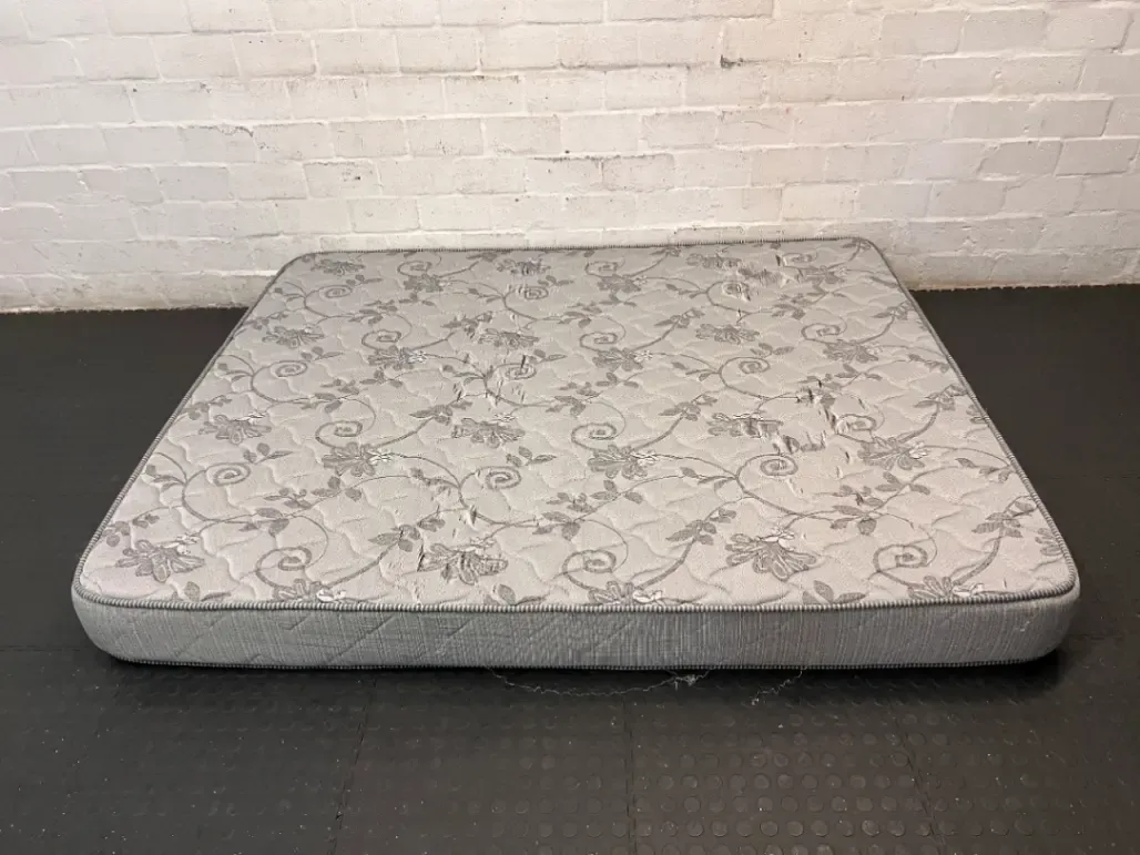 Queen Mattress with Floral Quilt Cover - Minor Surface Snags - 2ndhandwarehouse.com