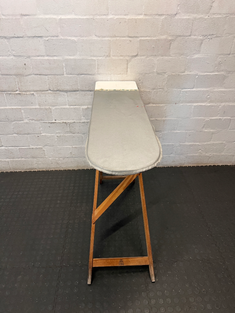 Vintage Style Wooden Frame Ironing Board - Good Condition - 2ndhandwarehouse.com