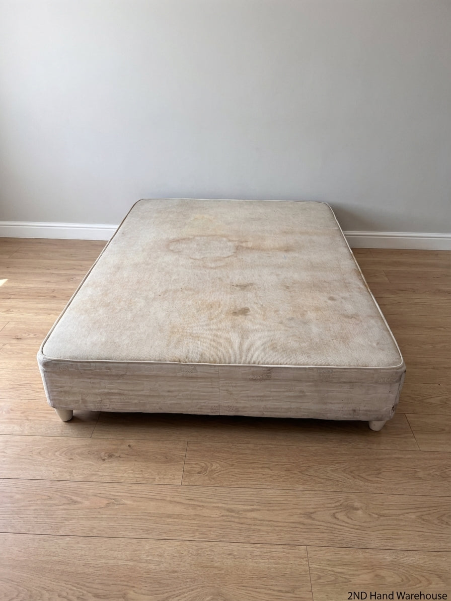 Double Bed Base - Visible Surface Staining - 2ndhandwarehouse.com