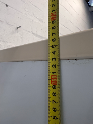 Fridge Freezer - Visible Rust & Interior Door Crack - 2ndhandwarehouse.com