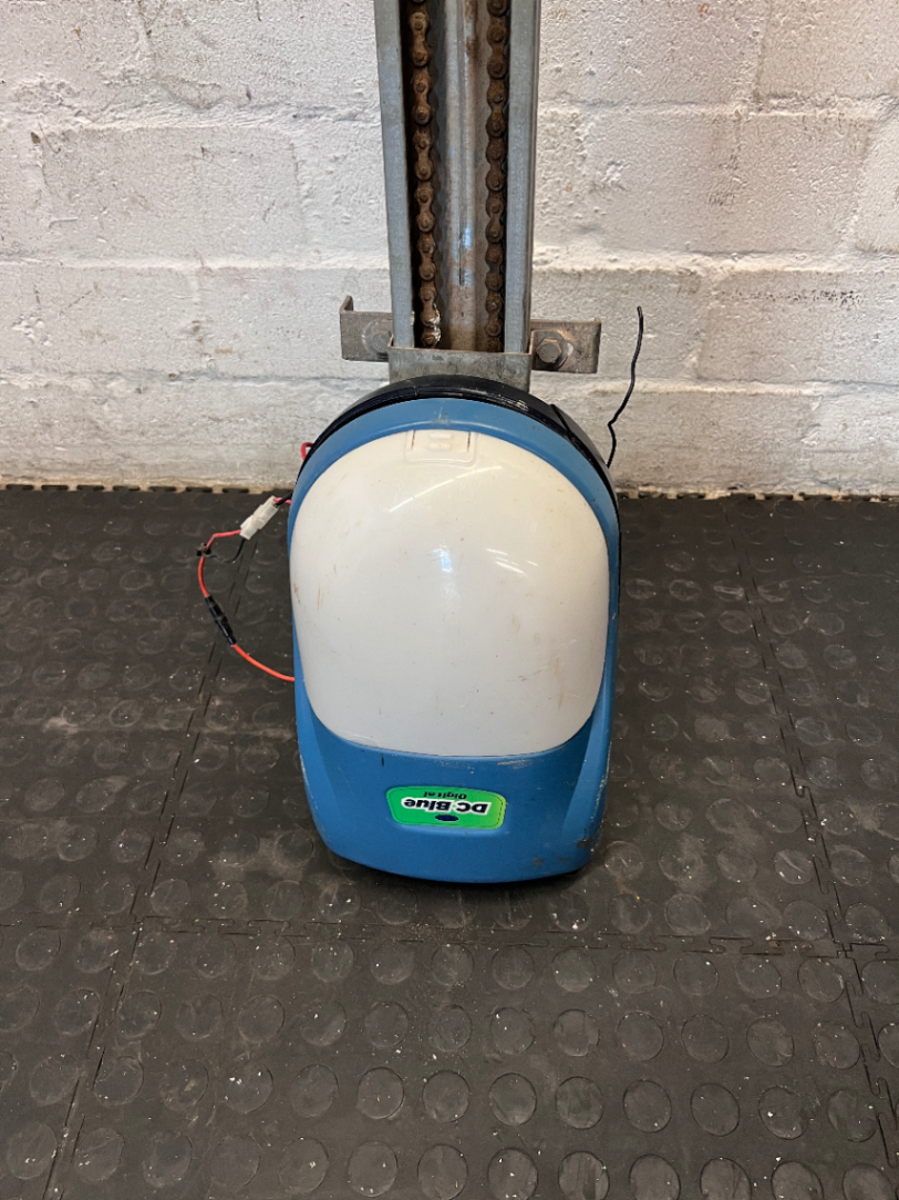 DC Blue Digital Garage Door Motor with Rail - As Is Condition - 2ndhandwarehouse.com