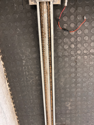 DC Blue Digital Garage Door Motor with Rail - As Is Condition - 2ndhandwarehouse.com