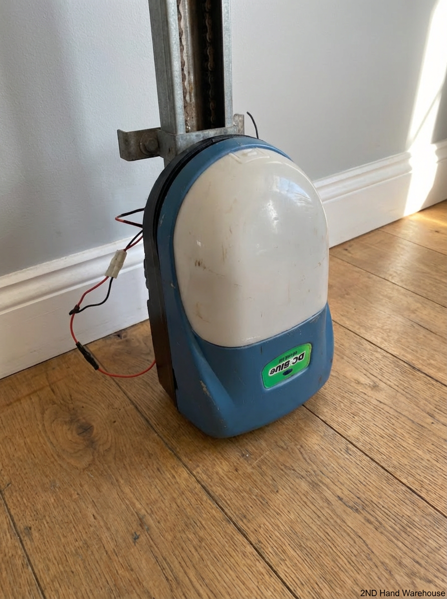 DC Blue Digital Garage Door Motor with Rail - As Is Condition - 2ndhandwarehouse.com