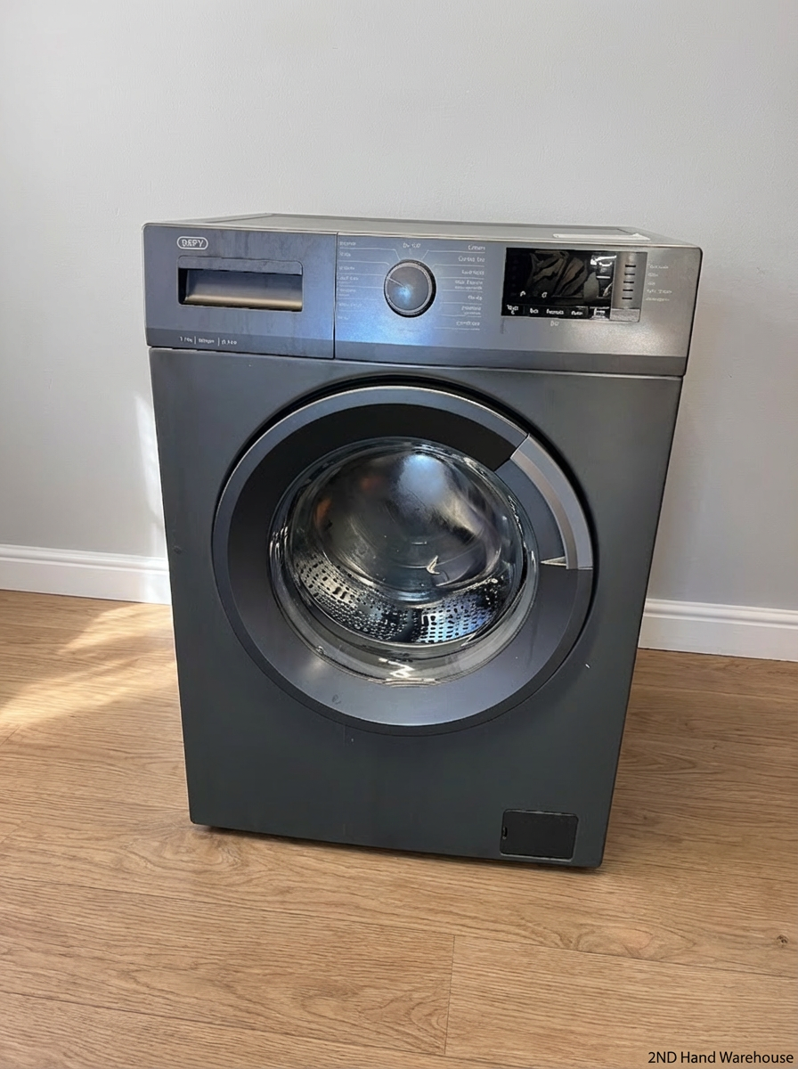 Defy 7kg Front Loader Washing Machine (Grey) - 1200rpm - 2ndhandwarehouse.com