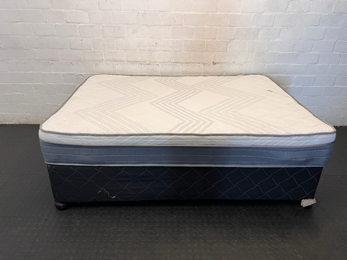 Slumber King Double Base Set - Damaged Base & No Legs - 2ndhandwarehouse.com