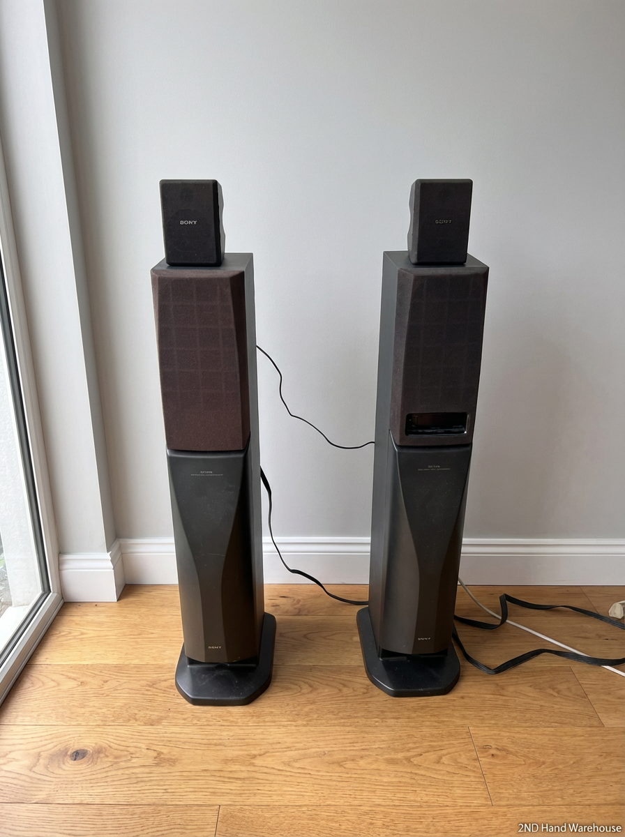 Sony Home Theater Speaker System - Well Used with Surface Dust - 2ndhandwarehouse.com
