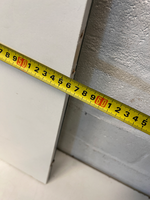 Minimalist Arched Wall Mirror on White Backing - 2ndhandwarehouse.com