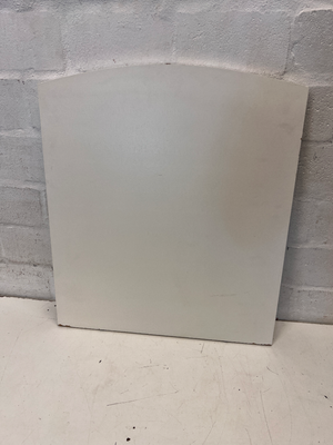 Minimalist Arched Wall Mirror on White Backing - 2ndhandwarehouse.com