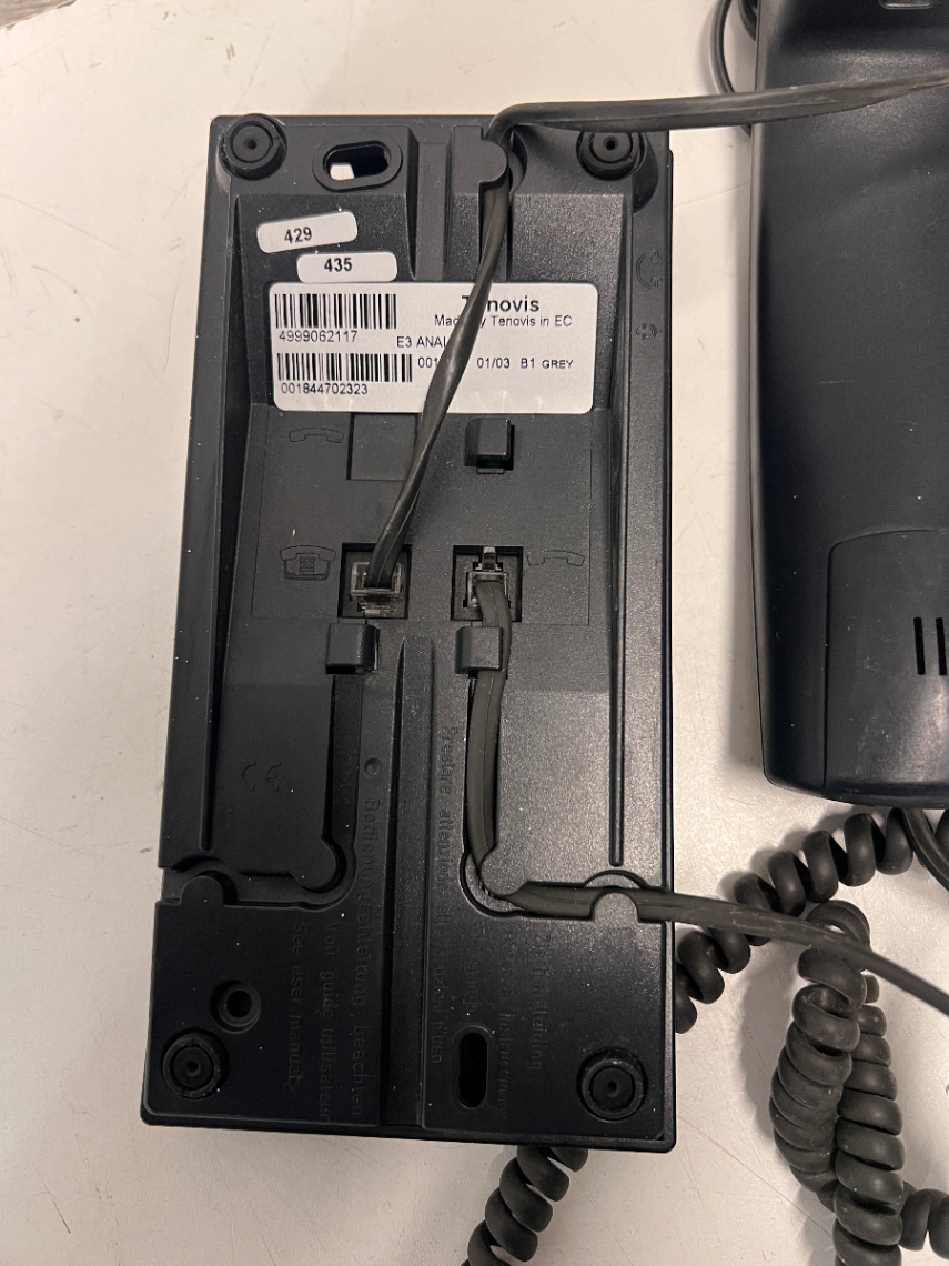 Tenovis Landline Telephone - Fair Condition, Damaged - 2ndhandwarehouse.com