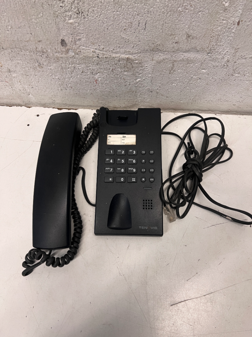 Tenovis Landline Telephone - Fair Condition, Damaged - 2ndhandwarehouse.com