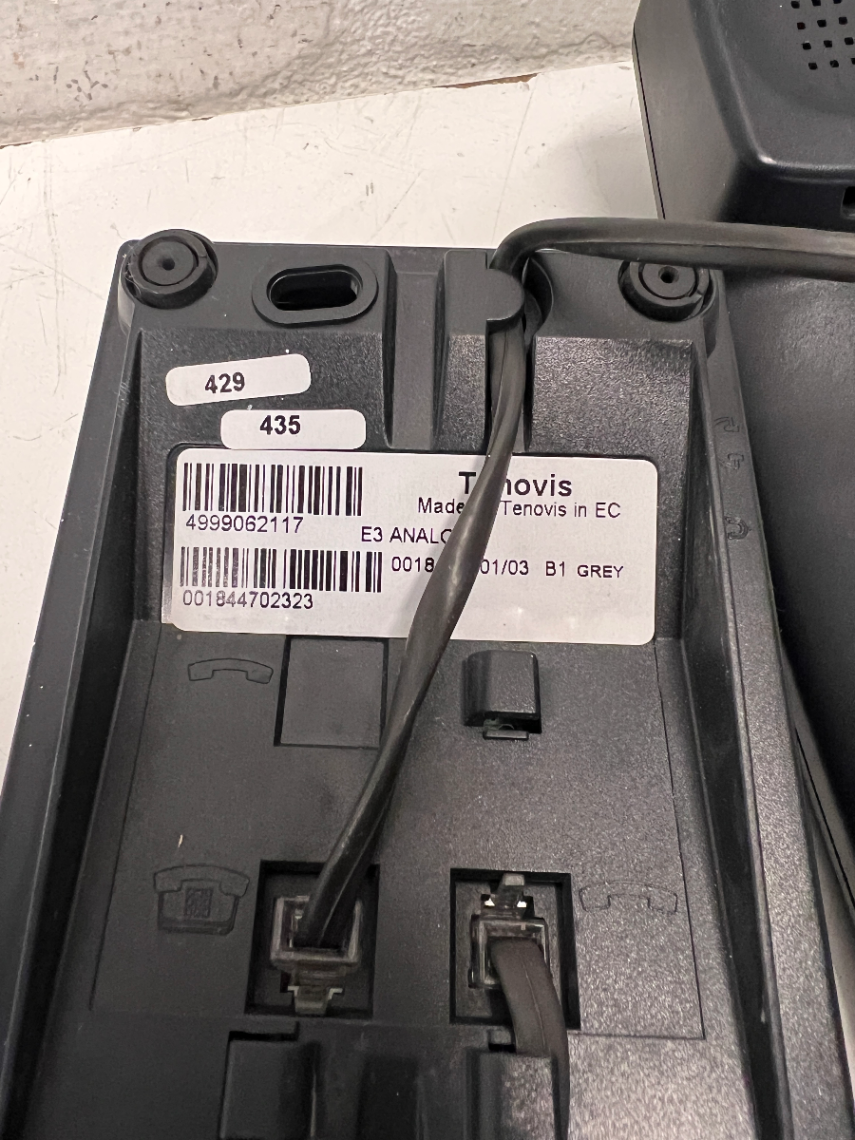 Tenovis Landline Telephone - Fair Condition, Damaged - 2ndhandwarehouse.com