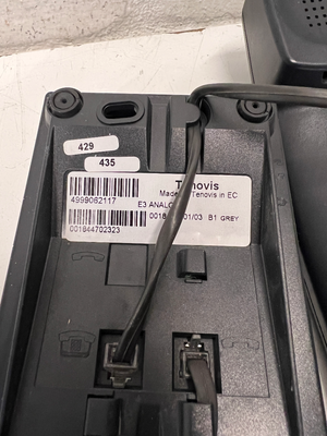 Tenovis Landline Telephone - Fair Condition, Damaged - 2ndhandwarehouse.com