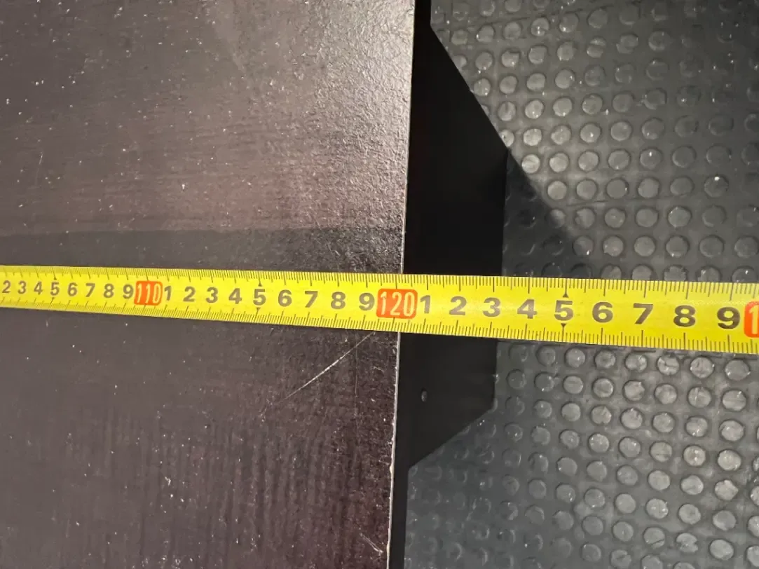 Modern Dark Wood-Look Office Desk with Two Drawers - 2ndhandwarehouse.com