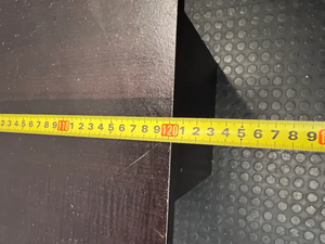Modern Dark Wood-Look Office Desk with Two Drawers - 2ndhandwarehouse.com
