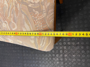 Solid Oak Upholstered Dining Chair — Very Good Condition - 2ndhandwarehouse.com