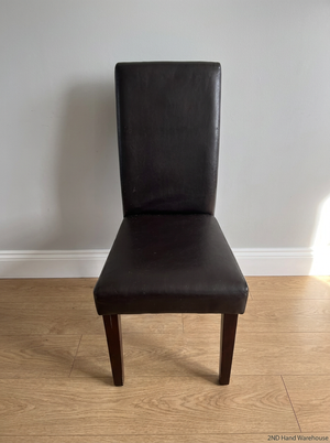 Modern Black Upholstered Dining Chair — Well Used Dining C - 2ndhandwarehouse.com