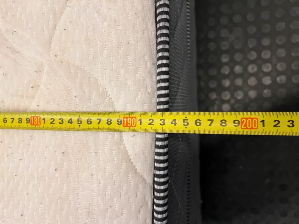 Truform Double Bed Base Set in Grey — Normal Wear on Mattress T - 2ndhandwarehouse.com